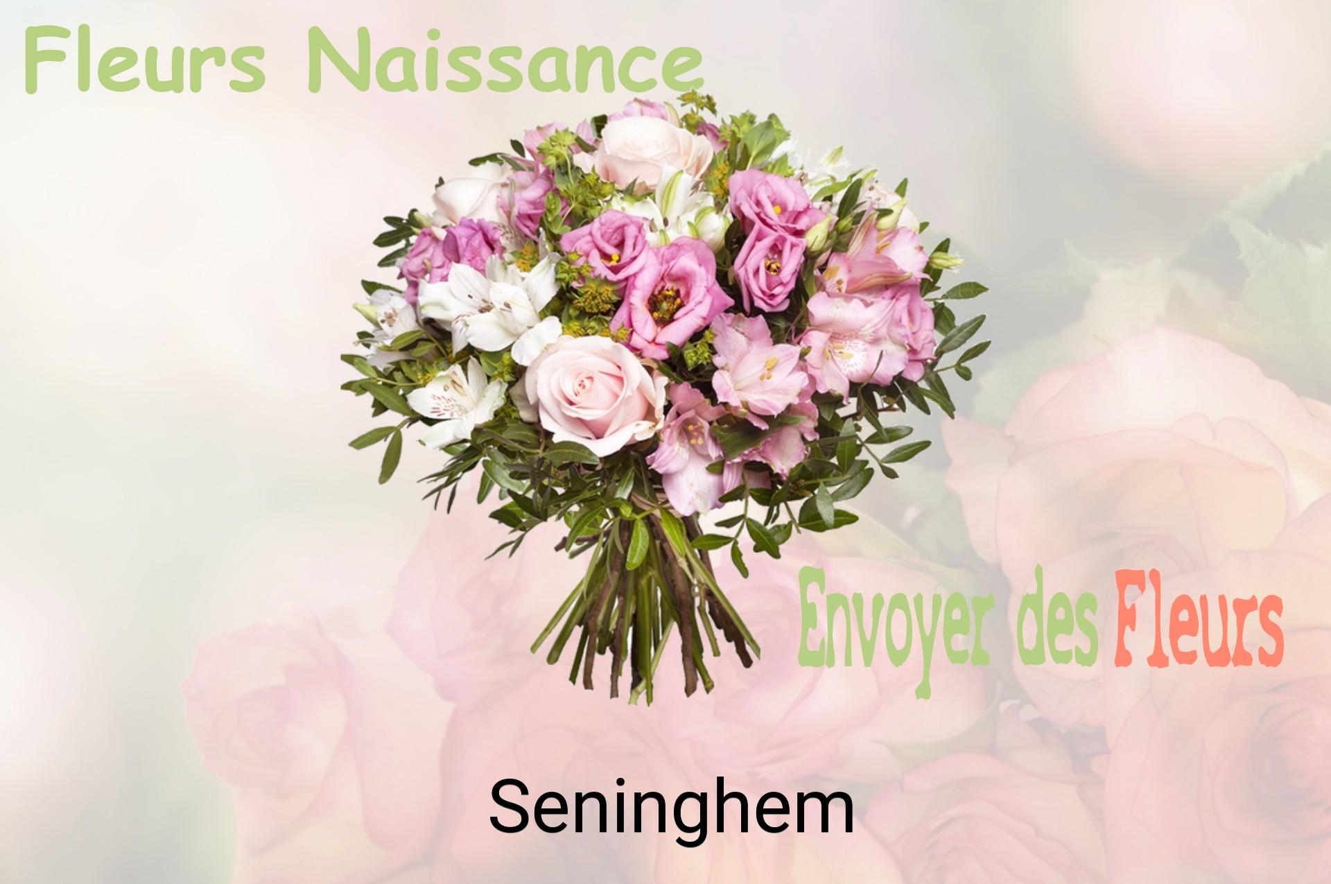 Bouquet de fleurs de naissance livré à Seninghem